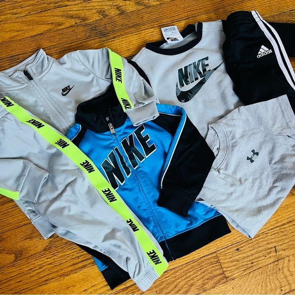 Nike track suit jacket pants Set athletic 5 piece bundle size 18 months FALL - Picture 3 of 10